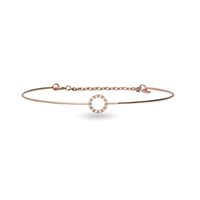 Bracciale Rubinia Donna in Oro rosa Diamante Brown BR258R-RBR-M - BR258R-RBR-M